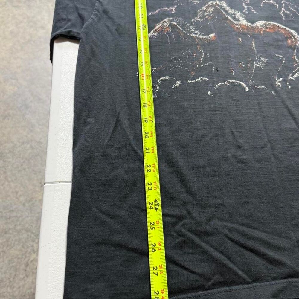 Early 2000s Y2K horse lightning graphic tee Size XL - Picture 4 of 5